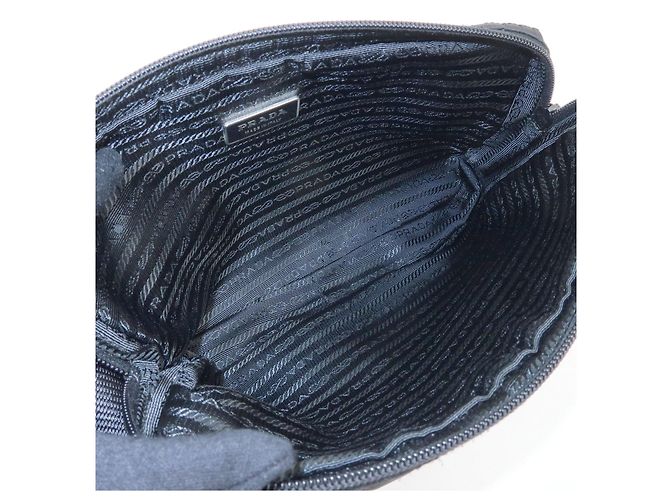 Borsello da vita PRADA in nylon e pelle con logo triangolare Nero BM0008 - vista 20