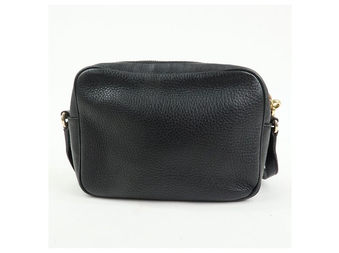 GUCCI Borsa a tracolla in pelle Interlocking G SOHO con frange Nero 308364 - vista 2