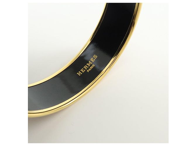Hermès HERMES Email MM Bracciale Rigido in Metallo Placcato Oro Oro Rosso - vista 9