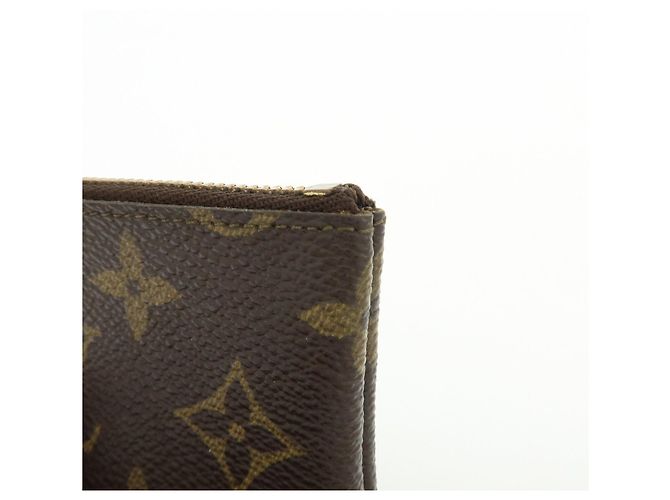 Louis Vuitton Monogram Pochette Cles Coin Case Key Case Brown M62650 - vista 11