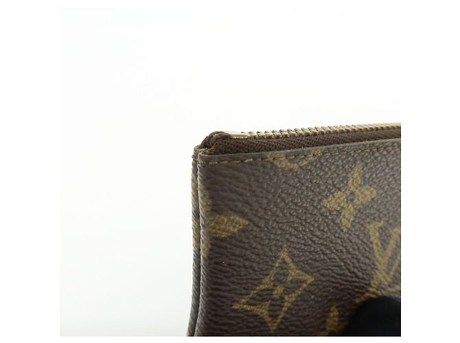 Louis Vuitton Monogram Pochette Cles Coin Case Key Case Brown M62650 - vista 12