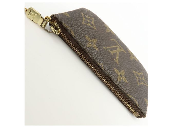 Louis Vuitton Monogram Pochette Cles Coin Case Key Case Brown M62650 - vista 14