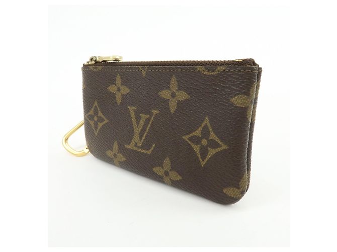 Louis Vuitton Monogram Pochette Cles Coin Case Key Case Brown M62650 - vista 3