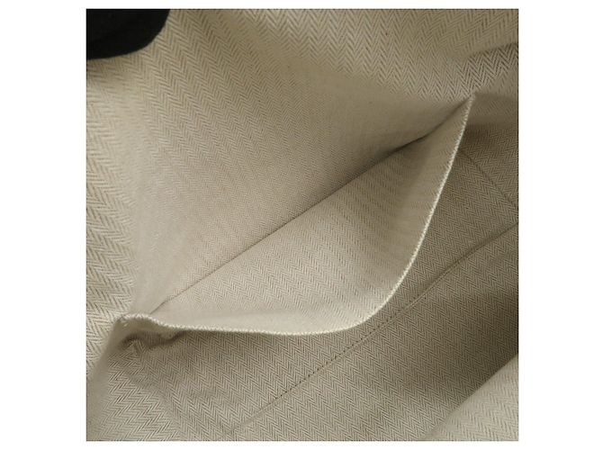 Hermès HERMES Bride A Brac GM Borsa e Pochette in Tela e Pelle Azzurro - vista 16