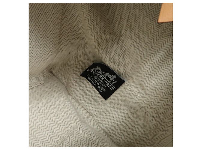 Hermès HERMES Bride A Brac GM Borsa e Pochette in Tela e Pelle Azzurro - vista 22