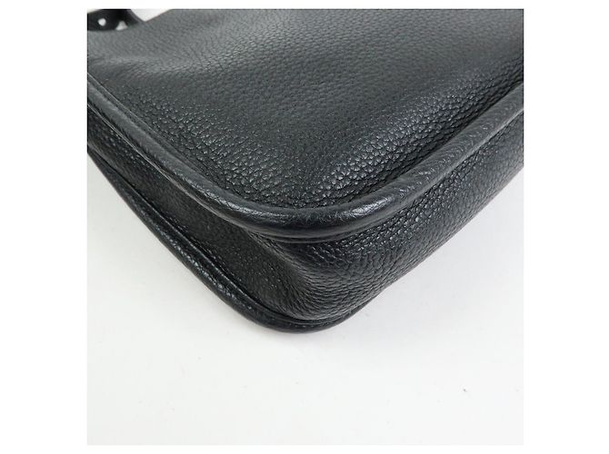 Borsa a tracolla PRADA in pelle Vitello Daino con logo triangolare Nero 1BH191 - vista 10