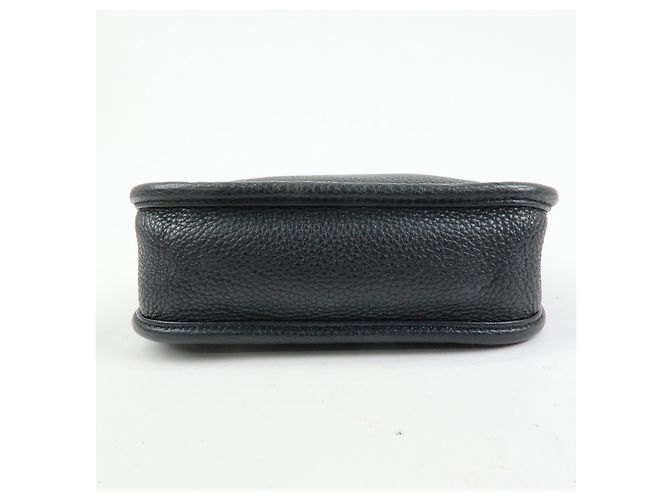 Borsa a tracolla PRADA in pelle Vitello Daino con logo triangolare Nero 1BH191 - vista 5