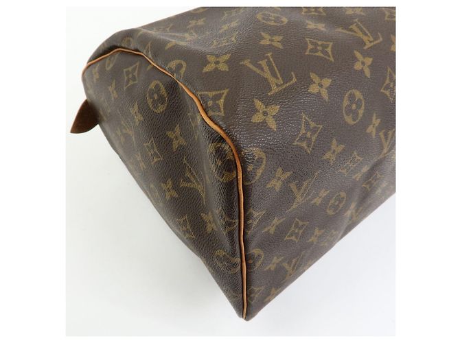 Louis Vuitton Monogram Speedy 40 Hand Bag Boston Bag Brown M41522 - vista 12