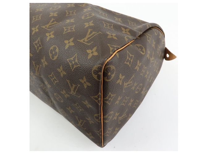 Louis Vuitton Monogram Speedy 40 Hand Bag Boston Bag Brown M41522 - vista 13