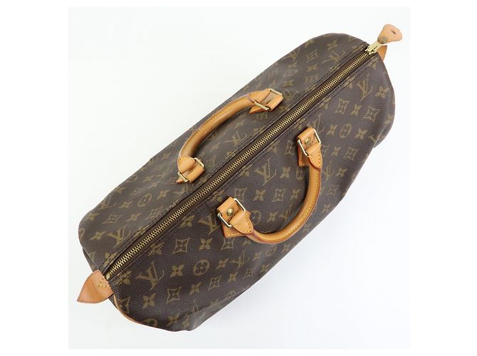 Louis Vuitton Monogram Speedy 40 Hand Bag Boston Bag Brown M41522 - vista 18