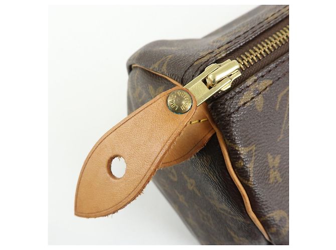 Louis Vuitton Monogram Speedy 40 Hand Bag Boston Bag Brown M41522 - vista 19