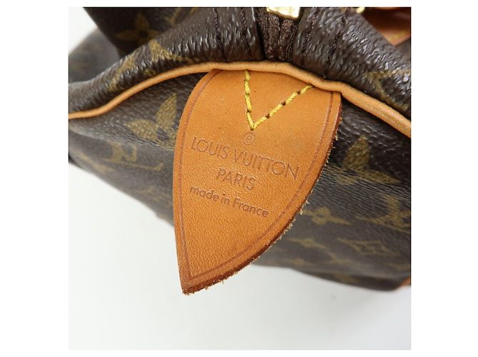 Louis Vuitton Monogram Speedy 40 Hand Bag Boston Bag Brown M41522 - vista 23