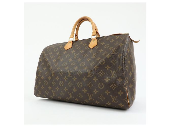 Louis Vuitton Monogram Speedy 40 Hand Bag Boston Bag Brown M41522 - vista 3