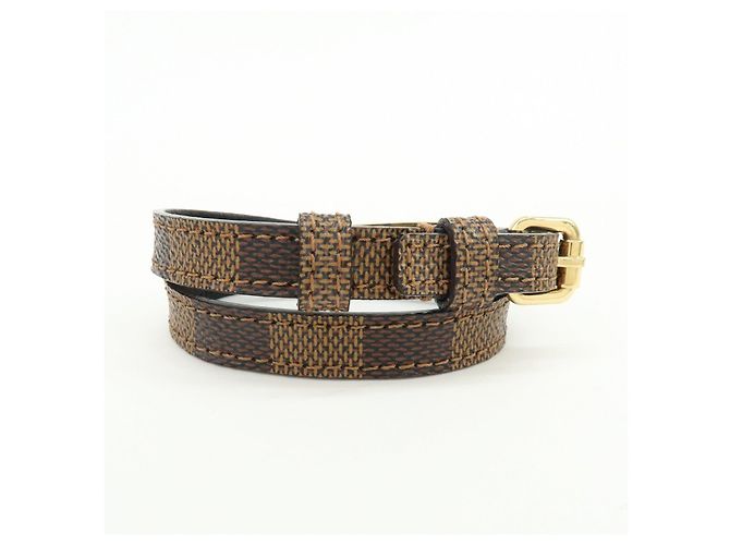 Bracciale Louis Vuitton Damier Sign It 19 Damier Ebene M6623 - vista 2