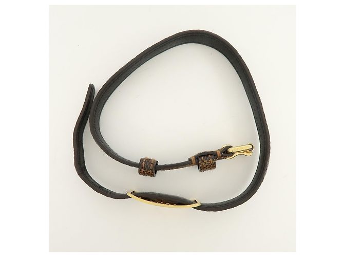 Bracciale Louis Vuitton Damier Sign It 19 Damier Ebene M6623 - vista 5