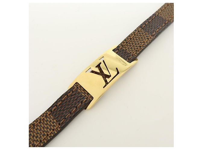 Bracciale Louis Vuitton Damier Sign It 19 Damier Ebene M6623 - vista 6