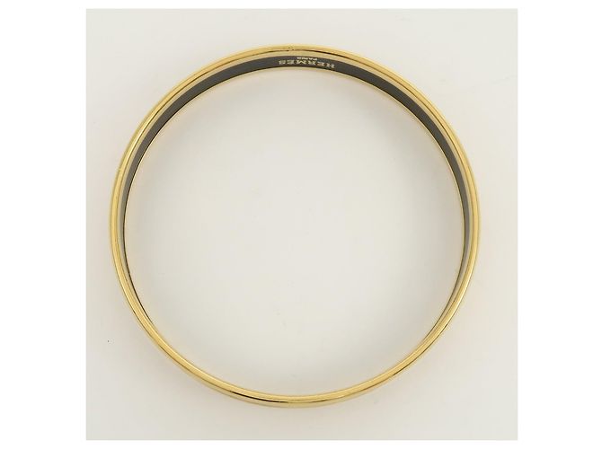 Hermès HERMES Email PM Bracciale Rigido Placcato Oro Oro Giallo - vista 6