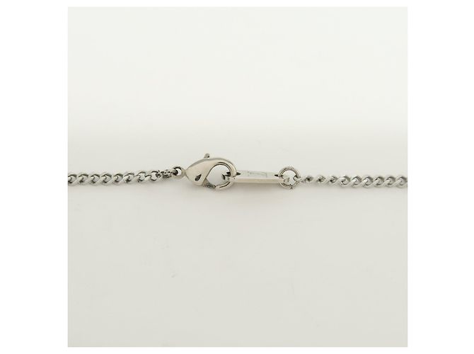 Louis Vuitton Collana LV Award Metal Necklace Pendant Silver M00911 - vista 6