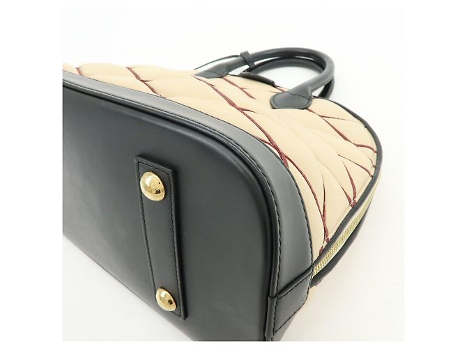 Louis Vuitton Malletage Alma PM 2Way Hand Shoulder Bag Natural M50001 - vista 11