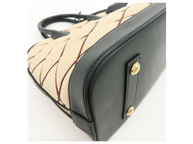 Louis Vuitton Malletage Alma PM 2Way Hand Shoulder Bag Natural M50001 - vista 12