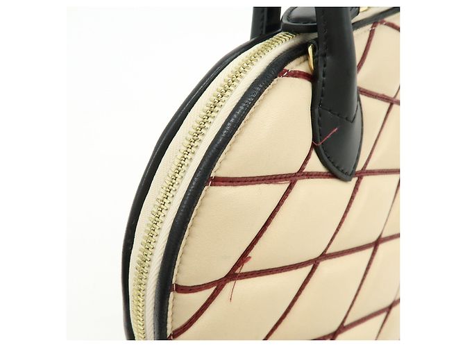 Louis Vuitton Malletage Alma PM 2Way Hand Shoulder Bag Natural M50001 - vista 14