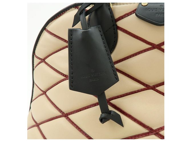 Louis Vuitton Malletage Alma PM 2Way Hand Shoulder Bag Natural M50001 - vista 18