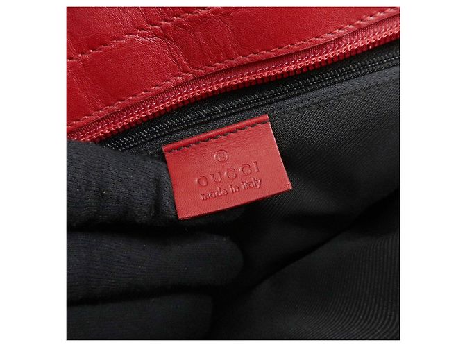 Borsa Tote GUCCI GG Canvas Leather Beige Rosso 002・1119 - vista 23