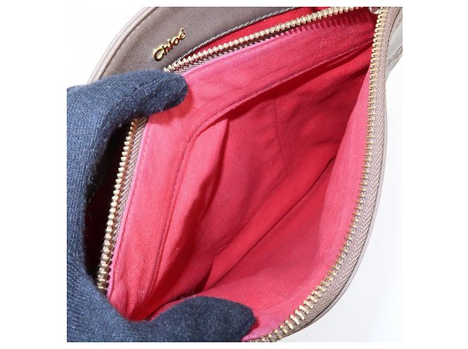 Chloé Borsa a tracolla Chloe Eden in pelle Marrone - vista 22