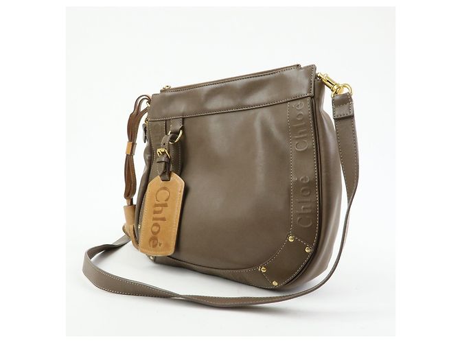 Chloé Borsa a tracolla Chloe Eden in pelle Marrone - vista 3