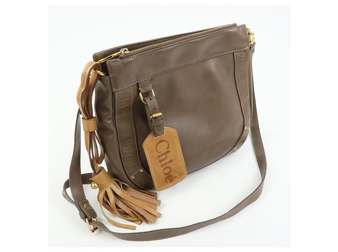 Chloé Borsa a tracolla Chloe Eden in pelle Marrone - vista 4