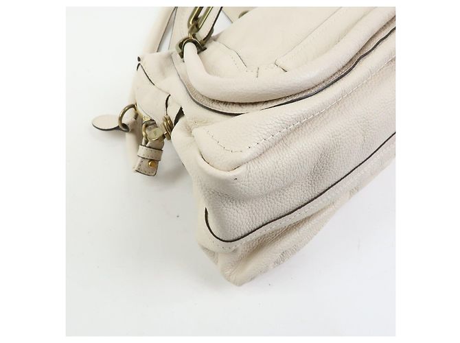 Chloé Borsa 2Way Chloe Paraty in pelle Borsa a tracolla Borsa a mano Ivory - vista 13