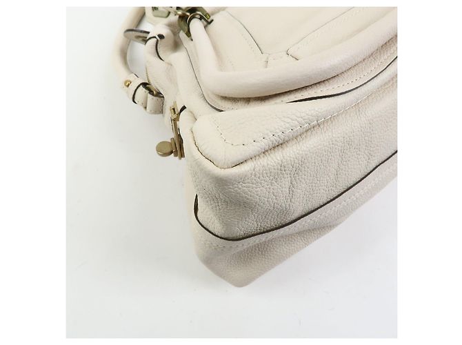 Chloé Borsa 2Way Chloe Paraty in pelle Borsa a tracolla Borsa a mano Ivory - vista 15