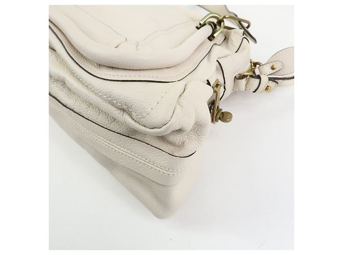 Chloé Borsa 2Way Chloe Paraty in pelle Borsa a tracolla Borsa a mano Ivory - vista 16