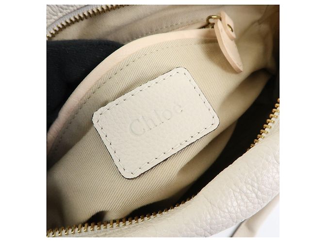 Chloé Borsa 2Way Chloe Paraty in pelle Borsa a tracolla Borsa a mano Ivory - vista 24