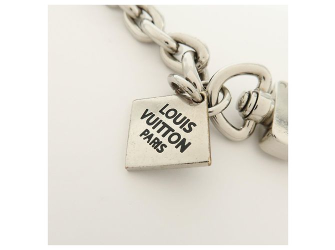 Louis Vuitton Chaine Ancre XL Bag Charm Key Holder Silver M65758 - vista 8