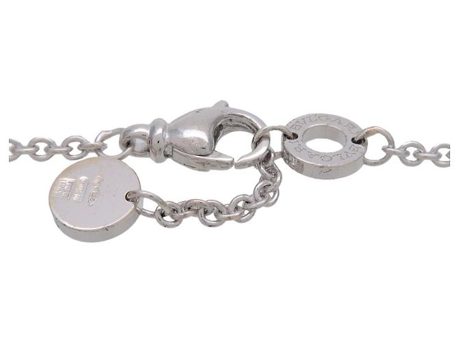 Bulgari BVLGARI B-zero1 Save the Children Bracelet SV925 Ceramic Silver Black - vista 5