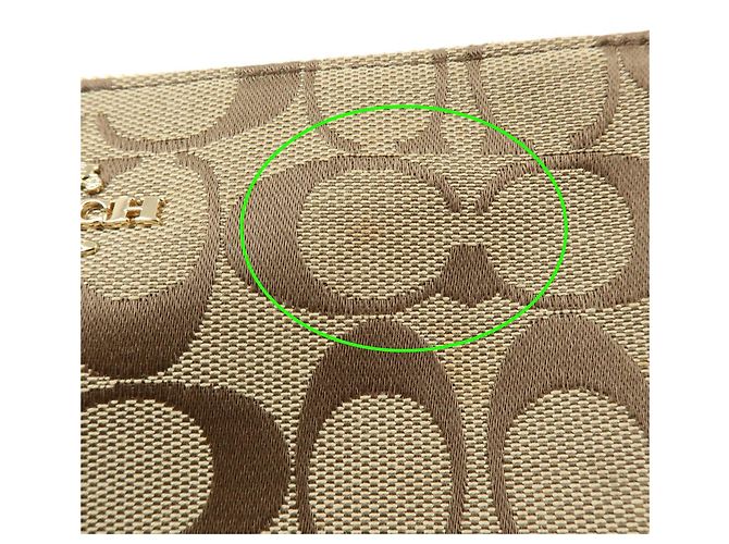 COACH Borsa a mano e a tracolla 2Way in pelle e tela Signature Beige Pink - vista 16
