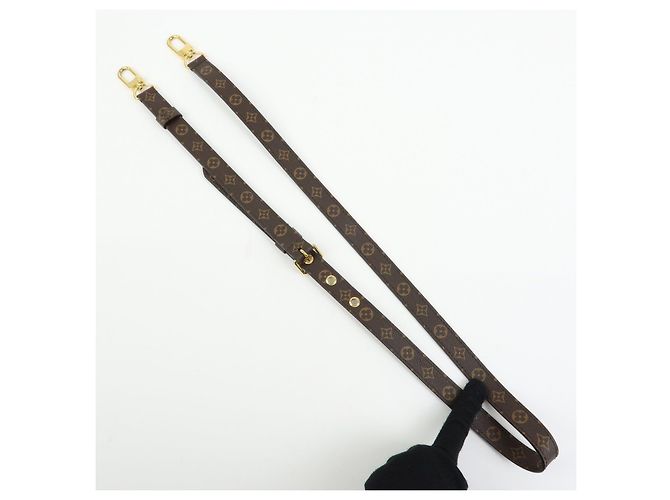 Louis Vuitton Monogram Adjustable Shoulder Strap Brown J60068 - view 5