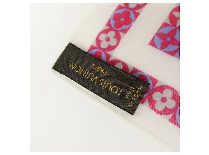 Louis Vuitton Monogram Cotton 100% Scarf Handkerchief Multicolor - vista 12