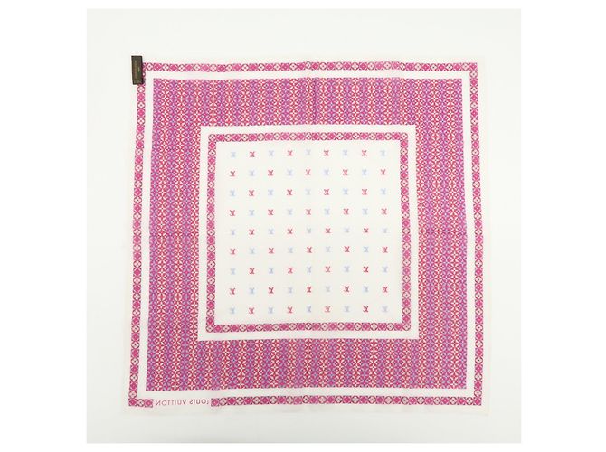 Louis Vuitton Monogram Cotton 100% Scarf Handkerchief Multicolor - vista 2