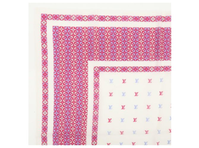 Louis Vuitton Monogram Cotton 100% Scarf Handkerchief Multicolor - vista 3