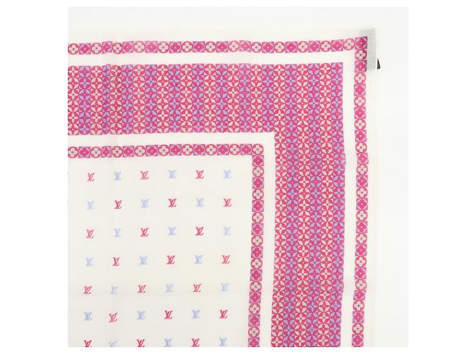 Louis Vuitton Monogram Cotton 100% Scarf Handkerchief Multicolor - vista 4