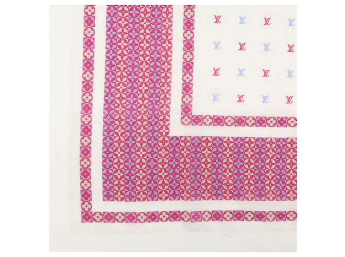 Louis Vuitton Monogram Cotton 100% Scarf Handkerchief Multicolor - vista 5