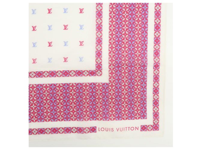 Louis Vuitton Monogram Cotton 100% Scarf Handkerchief Multicolor - vista 6