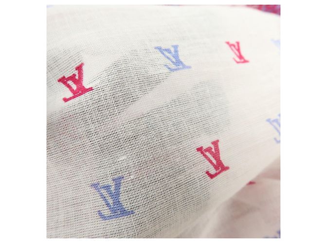 Louis Vuitton Monogram Cotton 100% Scarf Handkerchief Multicolor - vista 9