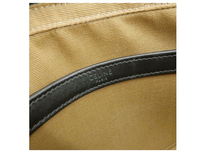Céline Borsa a tracolla messenger CELINE Triumph in pelle Marrone Nero - vista 23