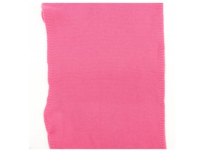 Louis Vuitton Echarpe LV Collage Wool 100% Scarf Stole Pink M71136 - vista 13