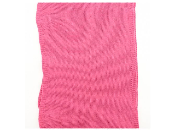 Louis Vuitton Echarpe LV Collage Wool 100% Scarf Stole Pink M71136 - vista 4