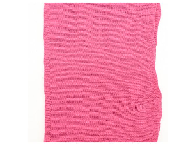 Louis Vuitton Echarpe LV Collage Wool 100% Scarf Stole Pink M71136 - vista 7