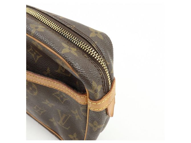 Louis Vuitton Monogram Compiegne 23 Pouch Clutch Bag Brown M51845 - vista 10